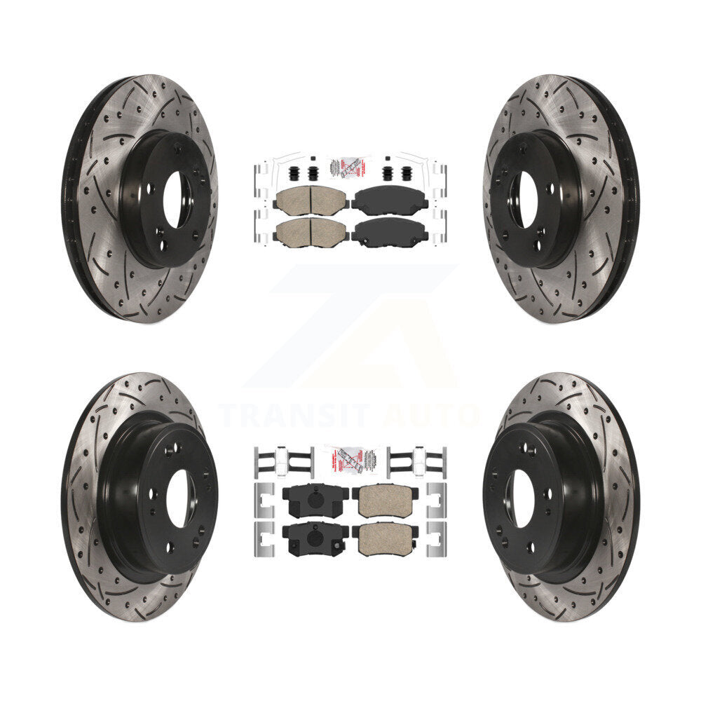 Transit Auto KDA-102417 Disc Brake Kit for 2005 Honda Accord - Front and Rear product image