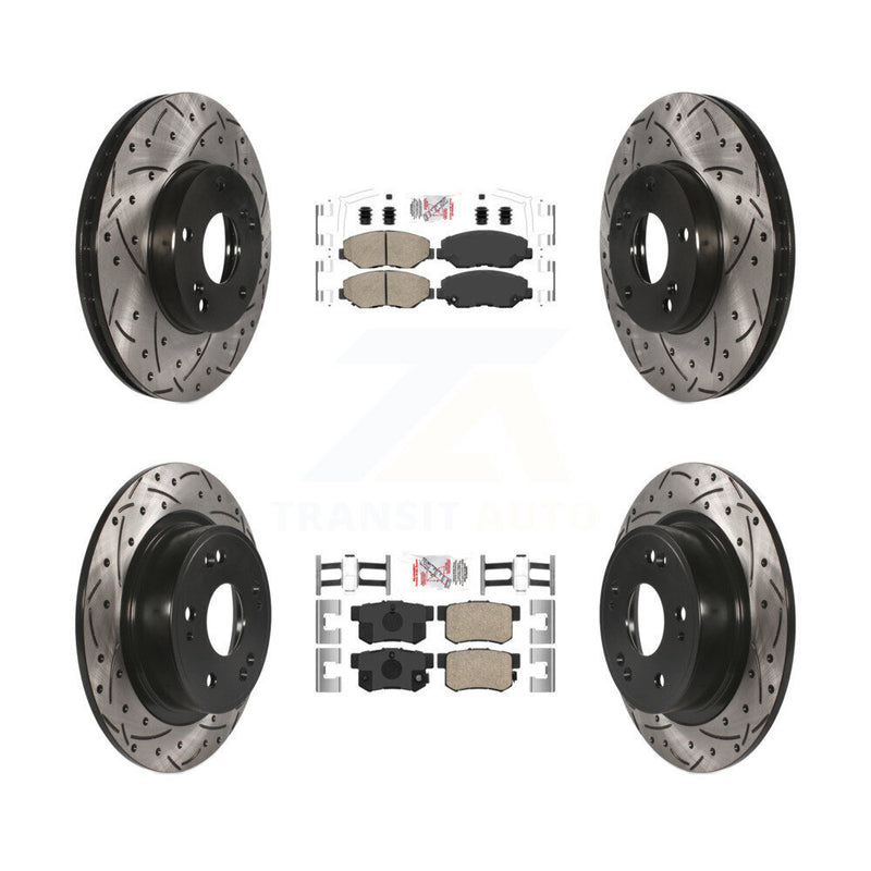 Transit Auto KDA-102417 Disc Brake Kit for 2005 Honda Accord - Front and Rear product image