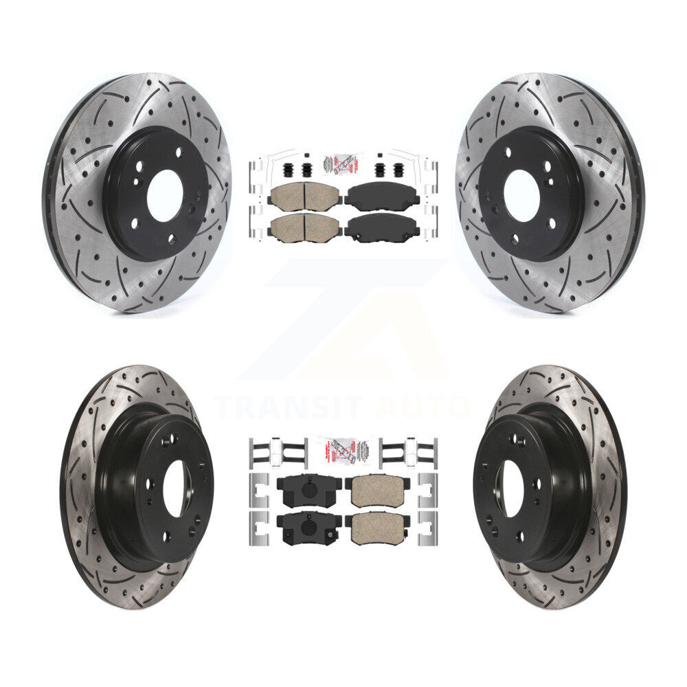 Transit Auto KDA-102418 Disc Brake Kit for 2005 Honda Accord - Front and Rear product image