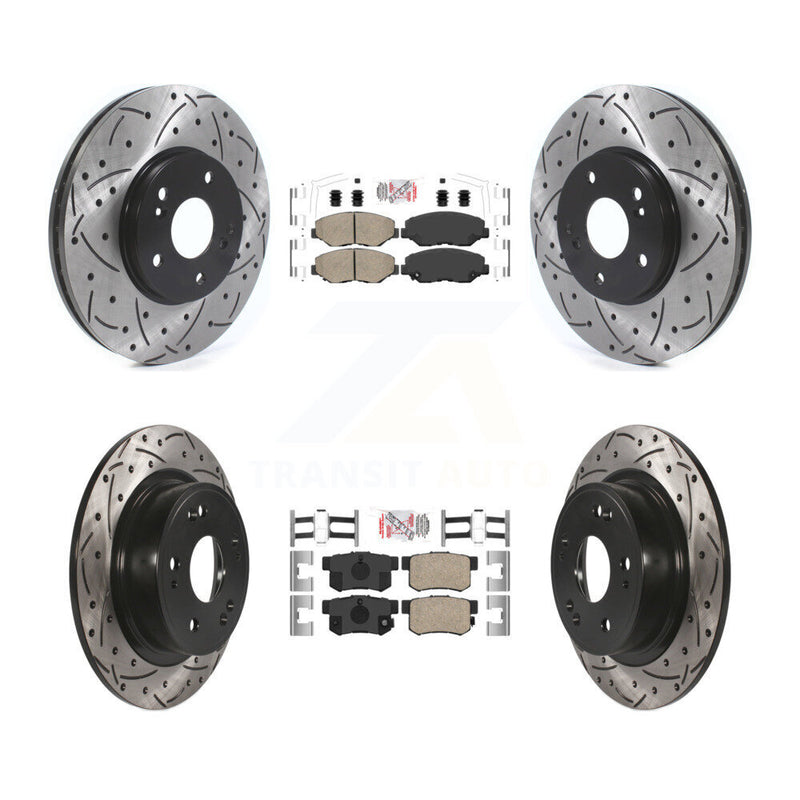 Transit Auto KDA-102418 Disc Brake Kit for 2005 Honda Accord - Front and Rear product image