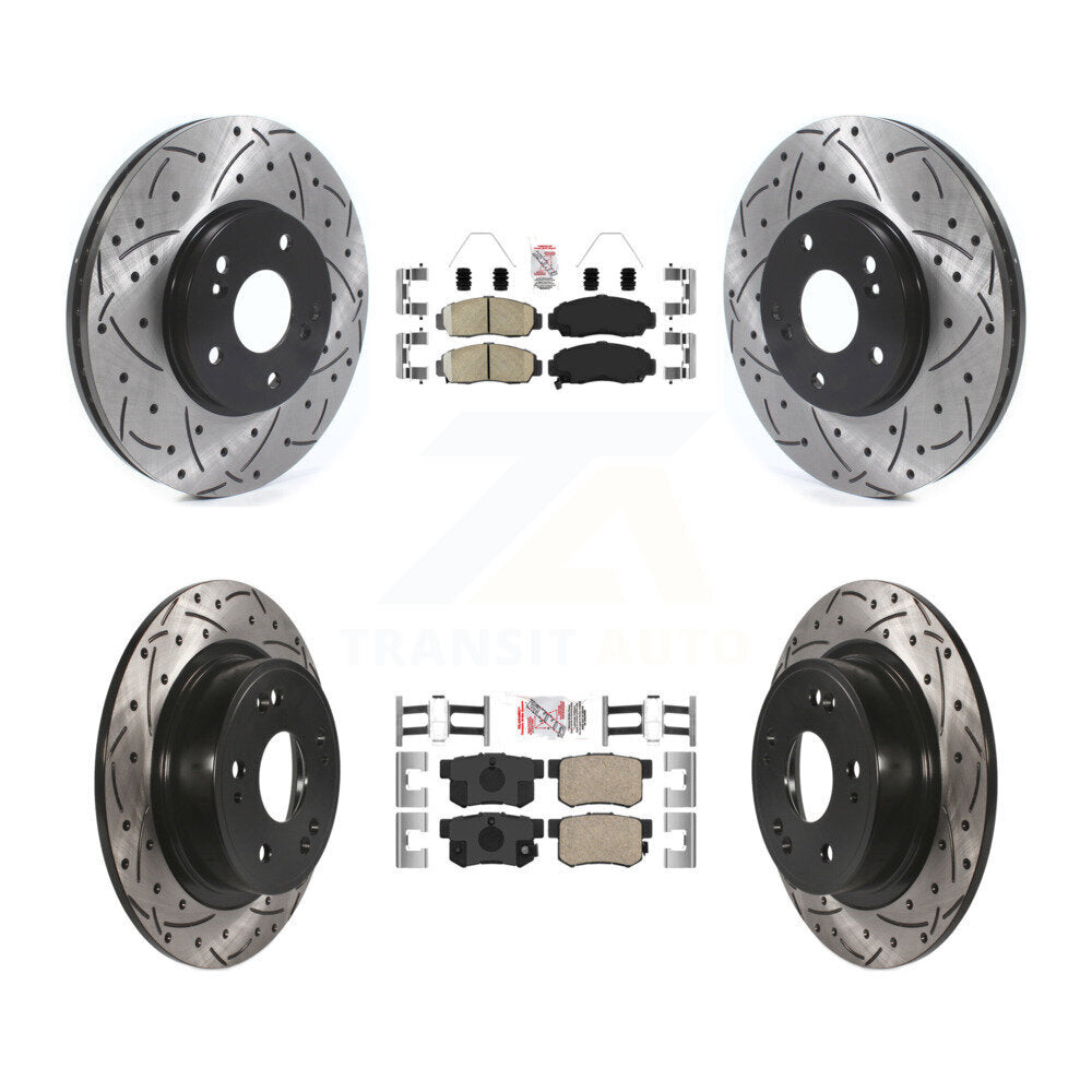 Transit Auto KDA-102422 Disc Brake Kit for 2006-2007 Honda Accord - Front and Rear product image