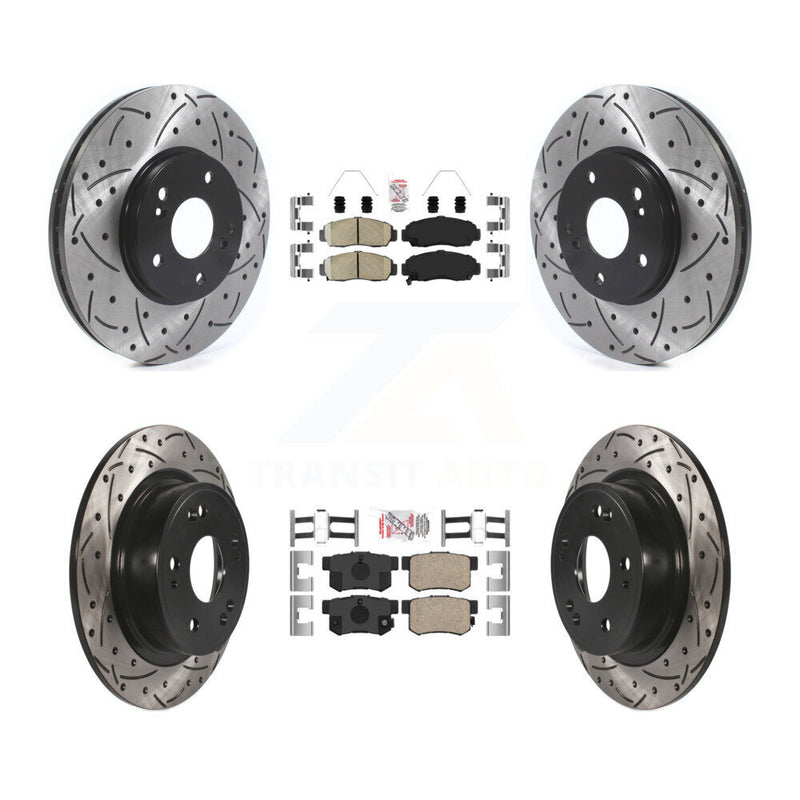 Transit Auto KDA-102422 Disc Brake Kit for 2006-2007 Honda Accord - Front and Rear product image