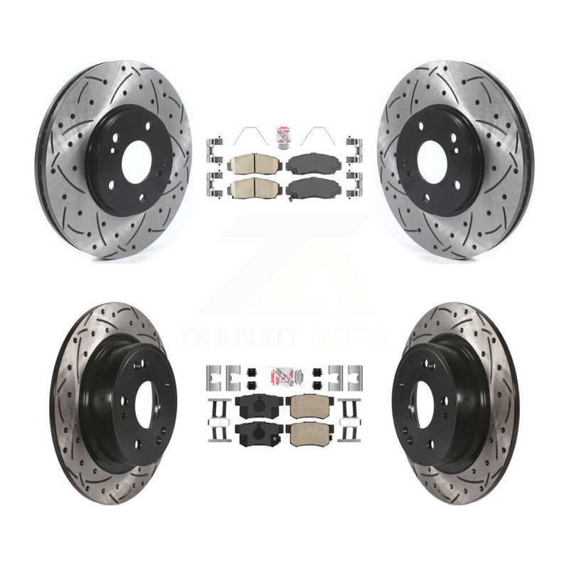 Transit Auto KDA-102424 Disc Brake Kit for 2006-2007 Honda Accord - Front and Rear product image
