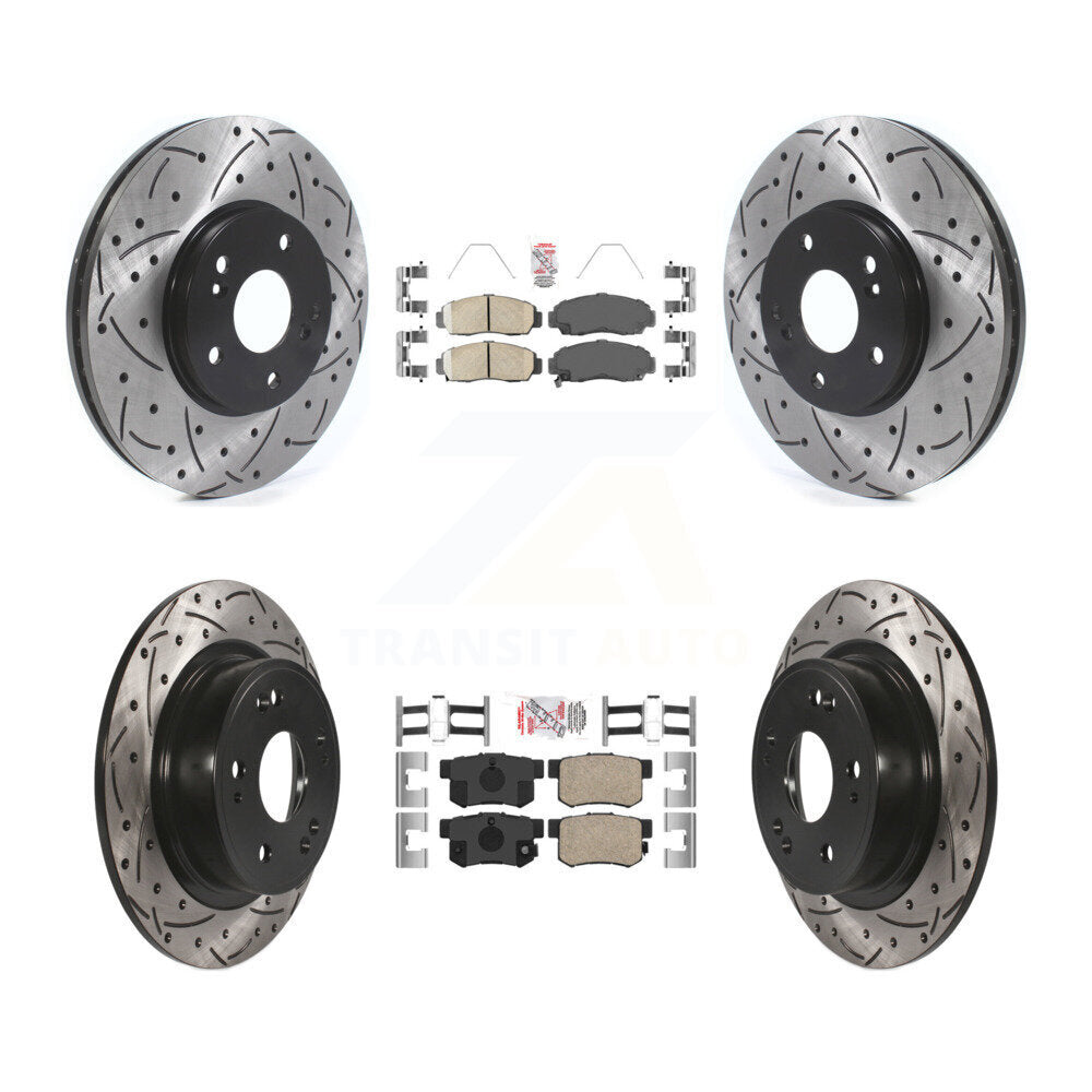 Transit Auto KDA-102426 Disc Brake Kit for 2006-2007 Honda Accord - Front and Rear product image