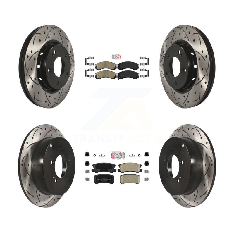 Transit Auto KDA-102427 Disc Brake Kit for 2009-2015 Mitsubishi Lancer - Front and Rear product image