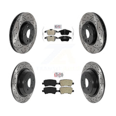 Transit Auto KDA-102428 Disc Brake Kit for 2012-2015 Land Rover Range Rover Evoque - Front and Rear product image
