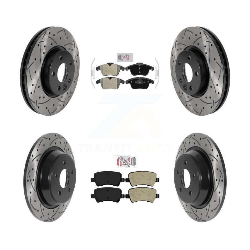 Transit Auto KDA-102428 Disc Brake Kit for 2012-2015 Land Rover Range Rover Evoque - Front and Rear product image