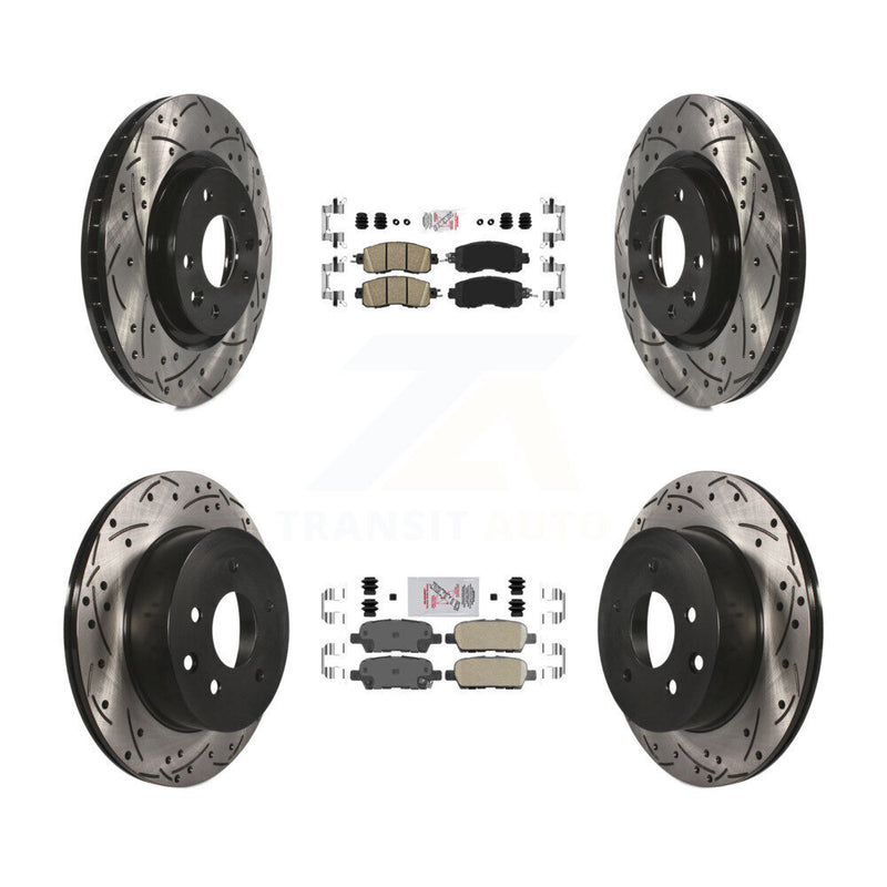 Transit Auto KDA-102430 Disc Brake Kit for 2014-2017 Nissan LEAF - Front and Rear product image