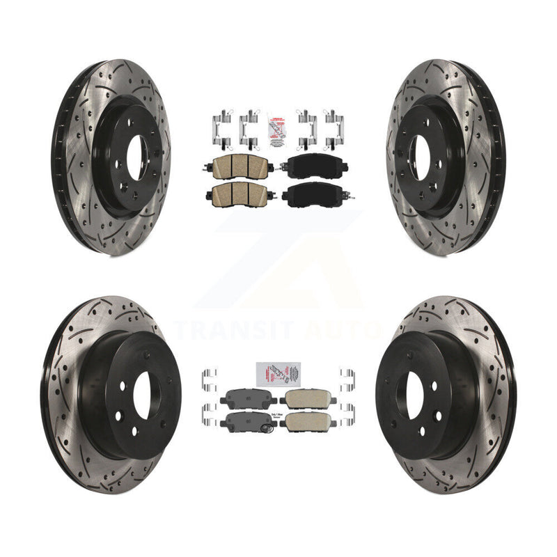 Transit Auto KDA-102431 Disc Brake Kit for 2014-2017 Nissan LEAF - Front and Rear product image