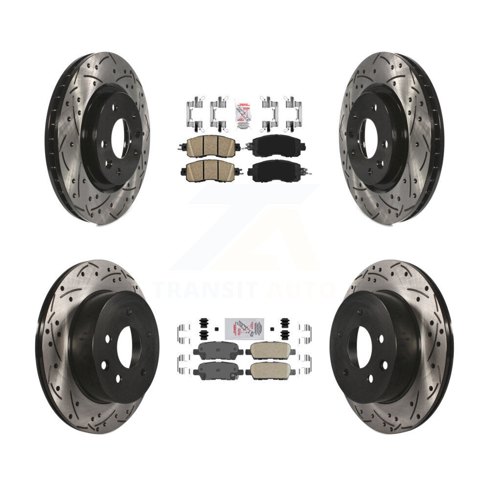 Transit Auto KDA-102432 Disc Brake Kit for 2014-2017 Nissan LEAF - Front and Rear product image