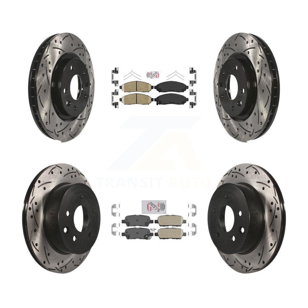 Transit Auto KDA-102433 Disc Brake Kit for 2015 Nissan LEAF - Front and Rear product image