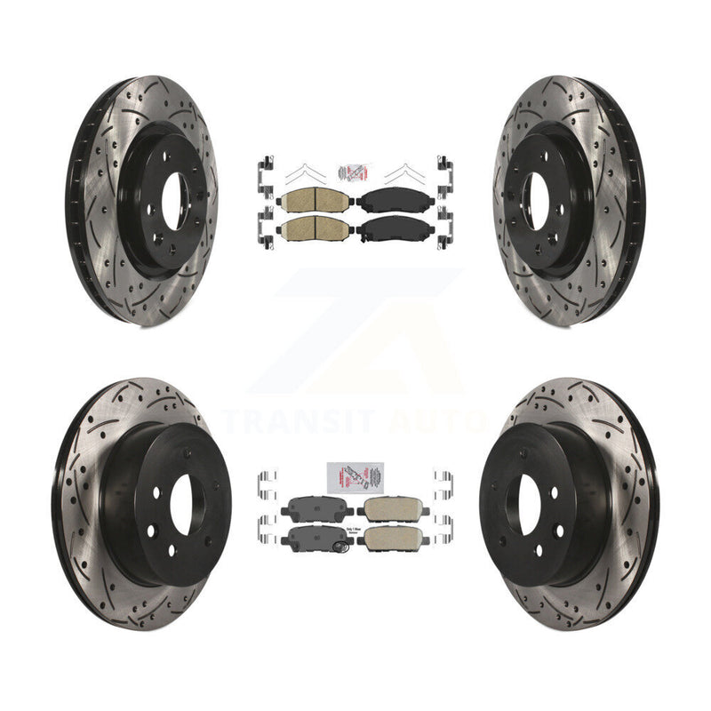 Transit Auto KDA-102433 Disc Brake Kit for 2015 Nissan LEAF - Front and Rear product image