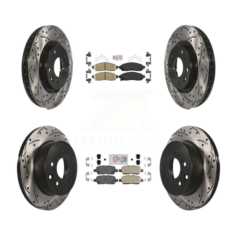 Transit Auto KDA-102434 Disc Brake Kit for 2015 Nissan LEAF - Front and Rear product image