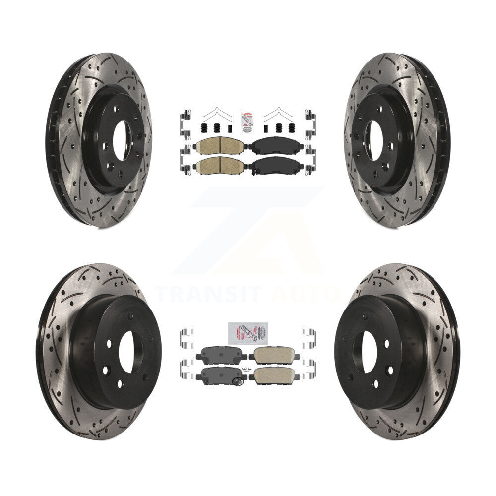 Transit Auto KDA-102435 Disc Brake Kit for 2015 Nissan LEAF - Front and Rear product image