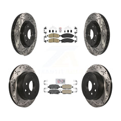 Transit Auto KDA-102435 Disc Brake Kit for 2015 Nissan LEAF - Front and Rear product image