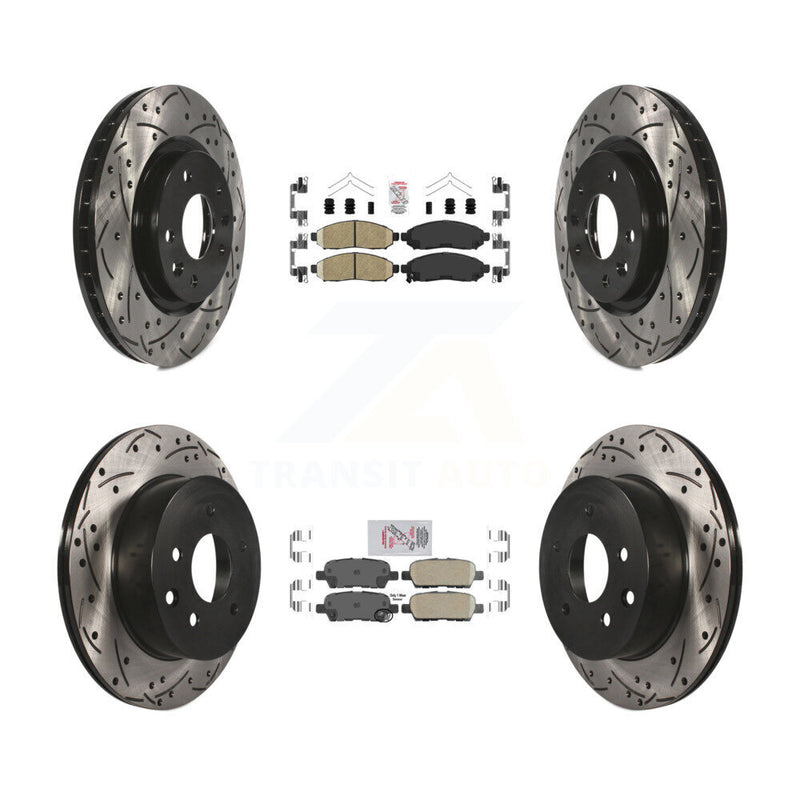 Transit Auto KDA-102435 Disc Brake Kit for 2015 Nissan LEAF - Front and Rear product image