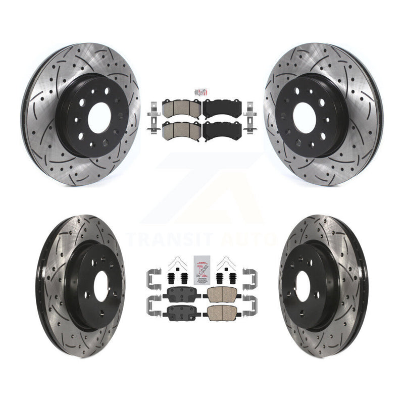 Transit Auto KDA-102439 Disc Brake Kit for 2019-2020 Chevrolet Camaro - Front and Rear product image
