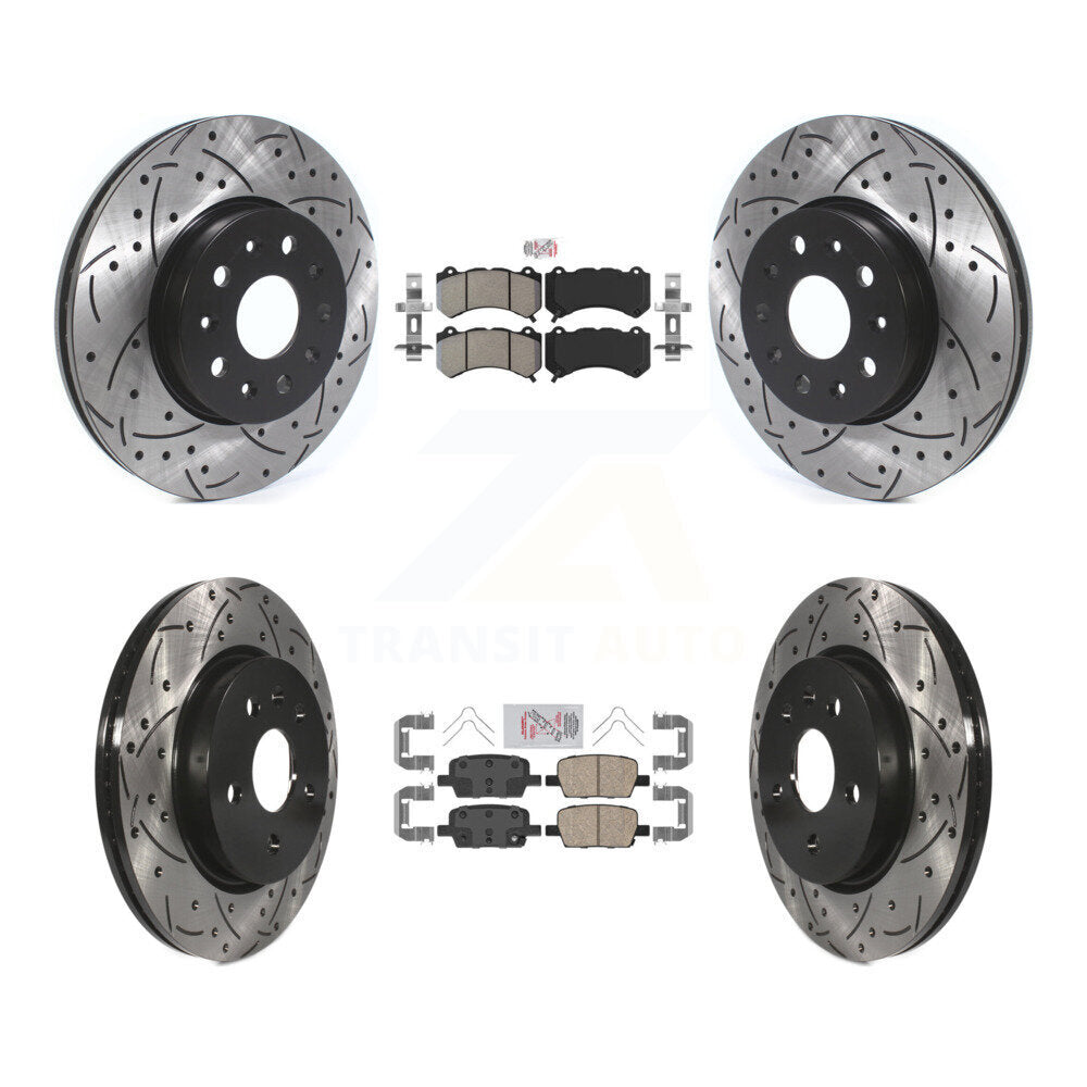 Transit Auto KDA-102440 Disc Brake Kit for 2019-2020 Chevrolet Camaro - Front and Rear product image