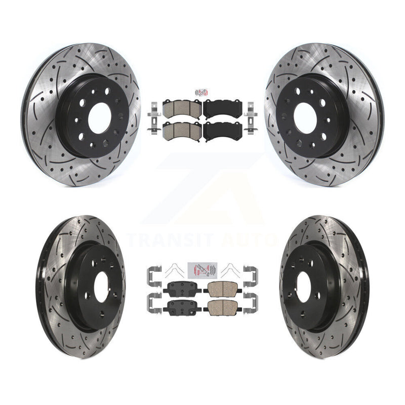 Transit Auto KDA-102440 Disc Brake Kit for 2019-2020 Chevrolet Camaro - Front and Rear product image