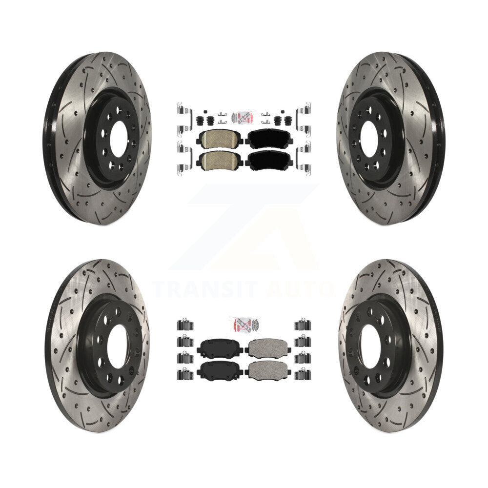Transit Auto KDA-102444 Disc Brake Kit for 2015-2017 Chrysler 200 - Front and Rear product image