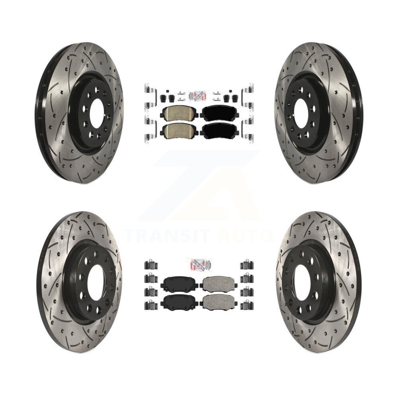 Transit Auto KDA-102444 Disc Brake Kit for 2015-2017 Chrysler 200 - Front and Rear product image