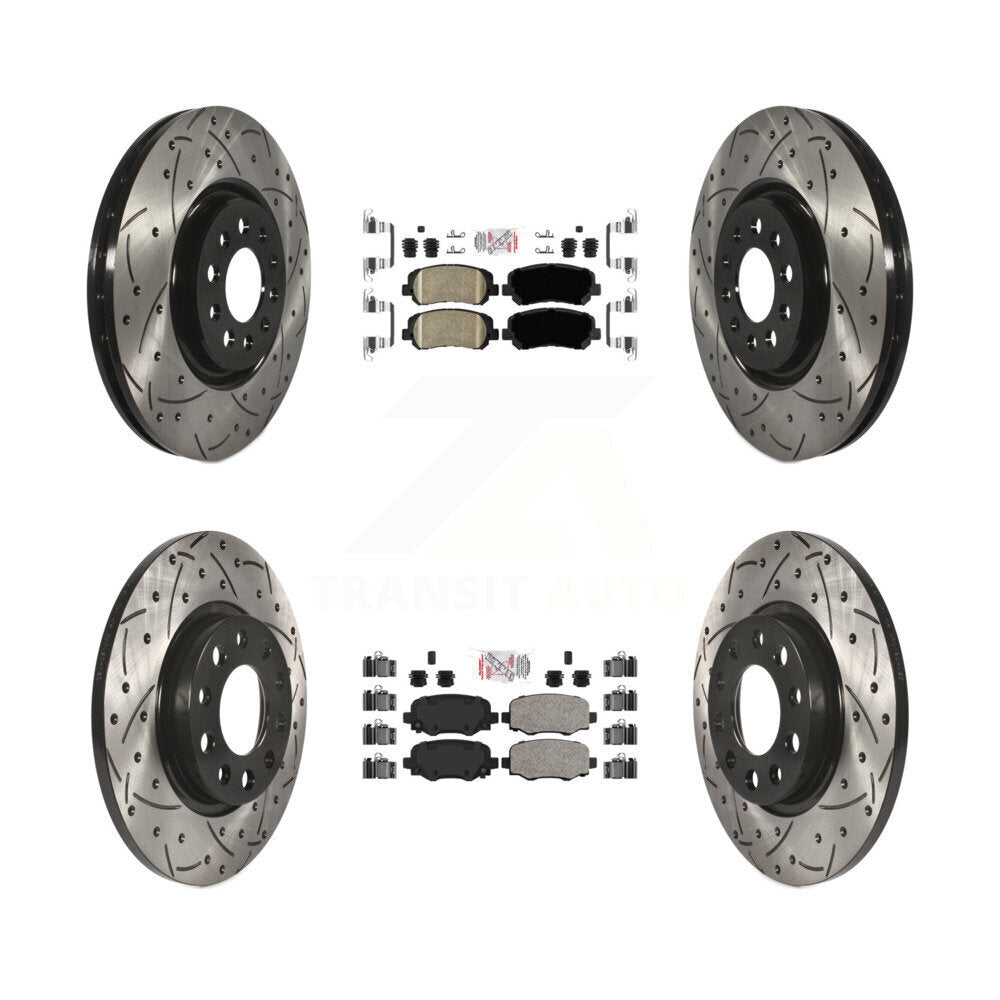 Transit Auto KDA-102445 Disc Brake Kit for 2015-2017 Chrysler 200 - Front and Rear product image