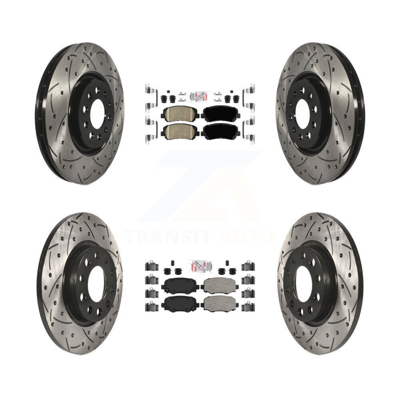 Transit Auto KDA-102445 Disc Brake Kit for 2015-2017 Chrysler 200 - Front and Rear product image