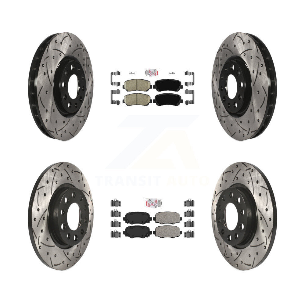Transit Auto KDA-102446 Disc Brake Kit for 2015-2017 Chrysler 200 - Front and Rear product image
