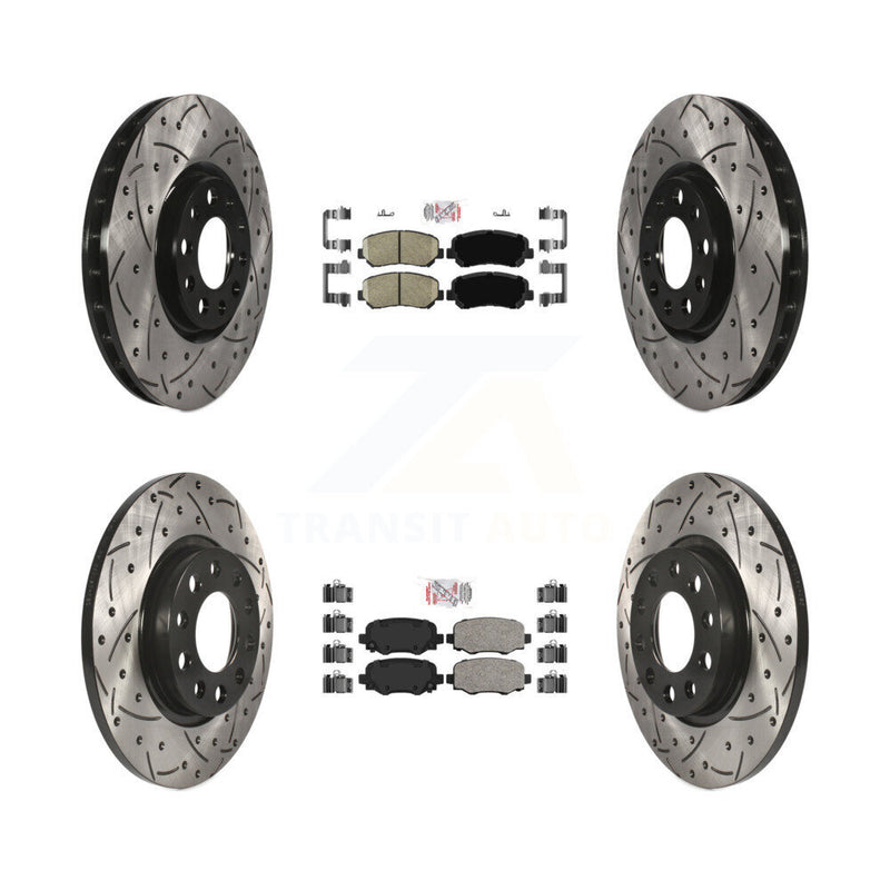 Transit Auto KDA-102446 Disc Brake Kit for 2015-2017 Chrysler 200 - Front and Rear product image