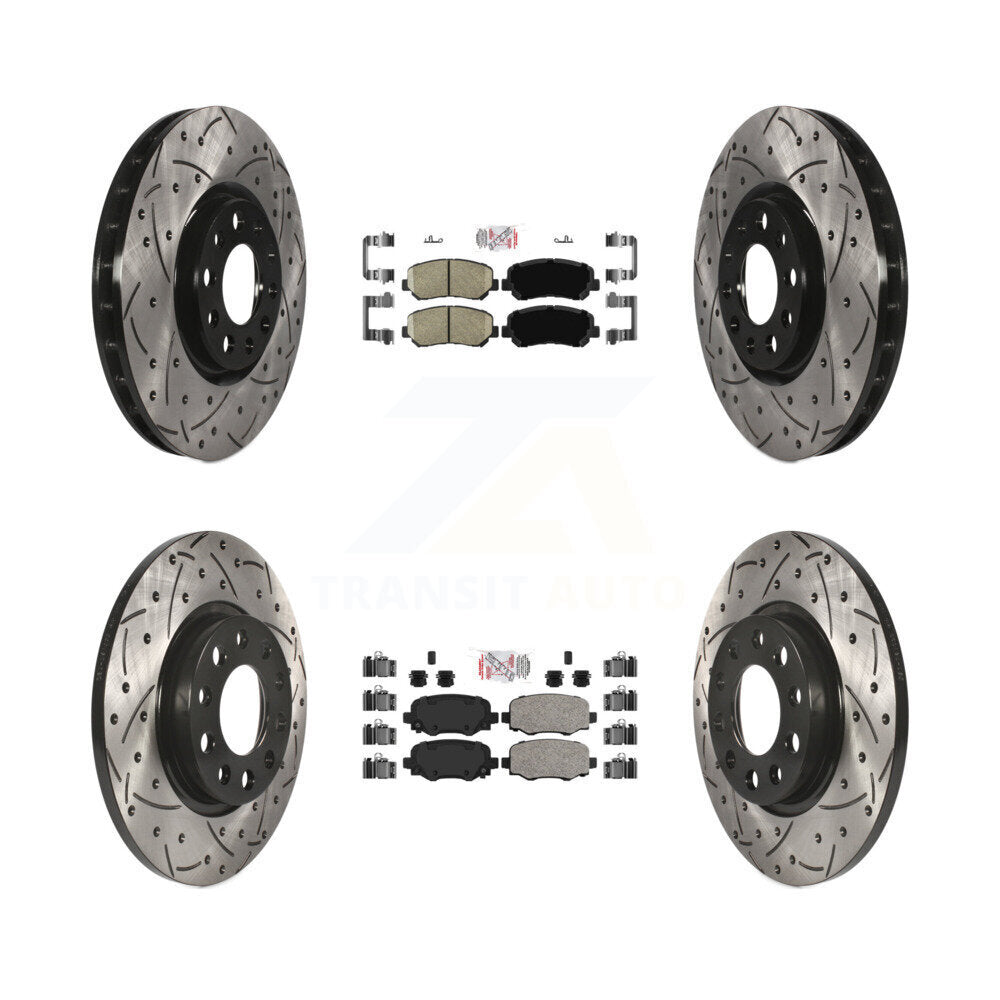 Transit Auto KDA-102447 Disc Brake Kit for 2015-2017 Chrysler 200 - Front and Rear product image