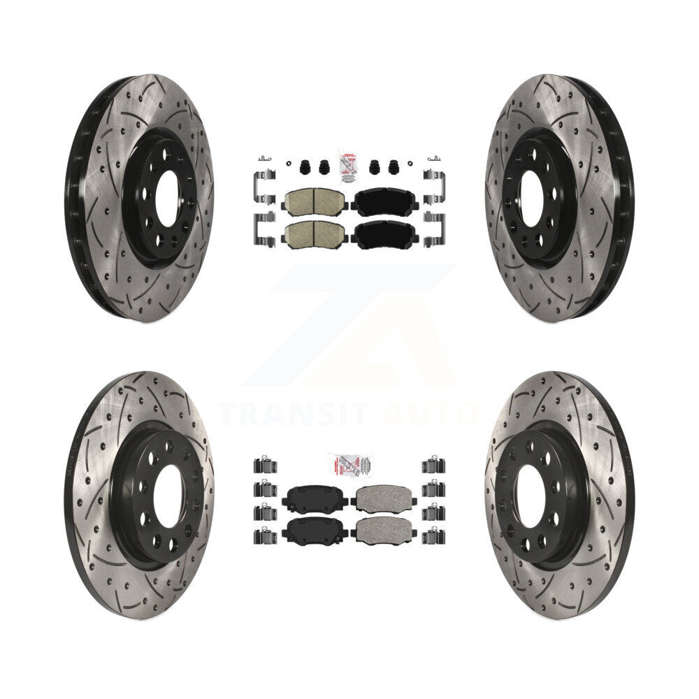 Transit Auto KDA-102448 Disc Brake Kit for 2015-2017 Chrysler 200 - Front and Rear product image