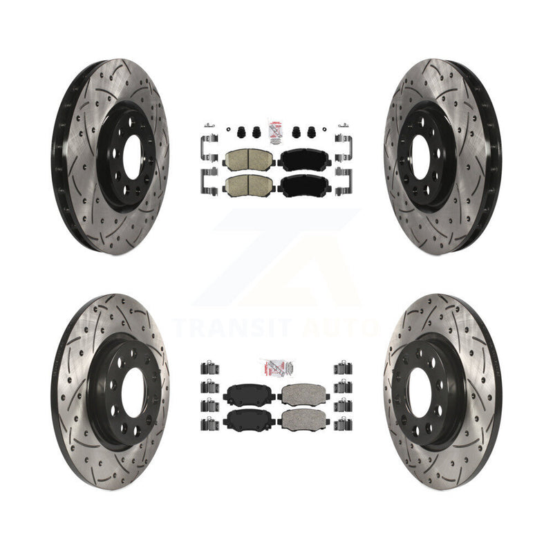 Transit Auto KDA-102448 Disc Brake Kit for 2015-2017 Chrysler 200 - Front and Rear product image