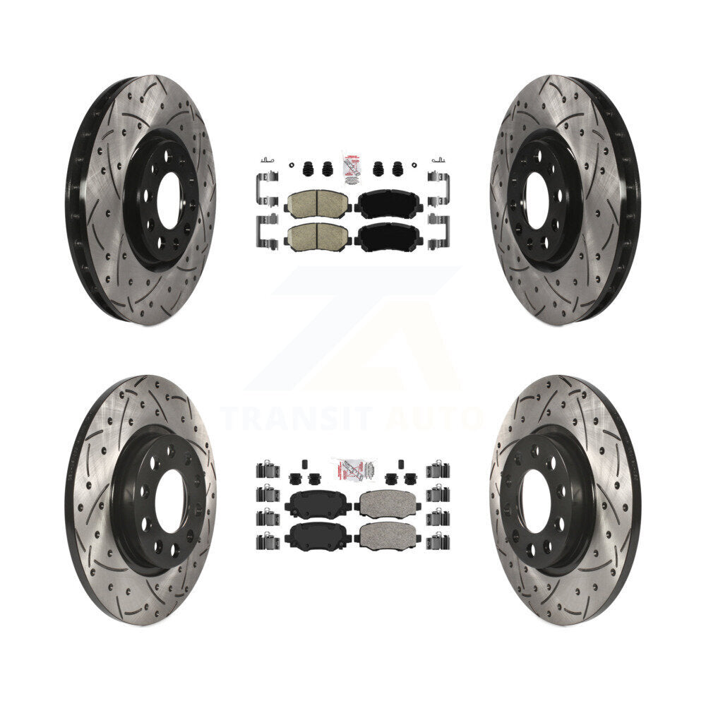 Transit Auto KDA-102449 Disc Brake Kit for 2015-2017 Chrysler 200 - Front and Rear product image