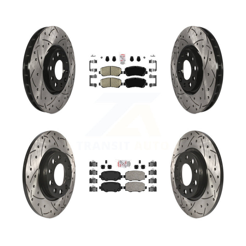 Transit Auto KDA-102449 Disc Brake Kit for 2015-2017 Chrysler 200 - Front and Rear product image