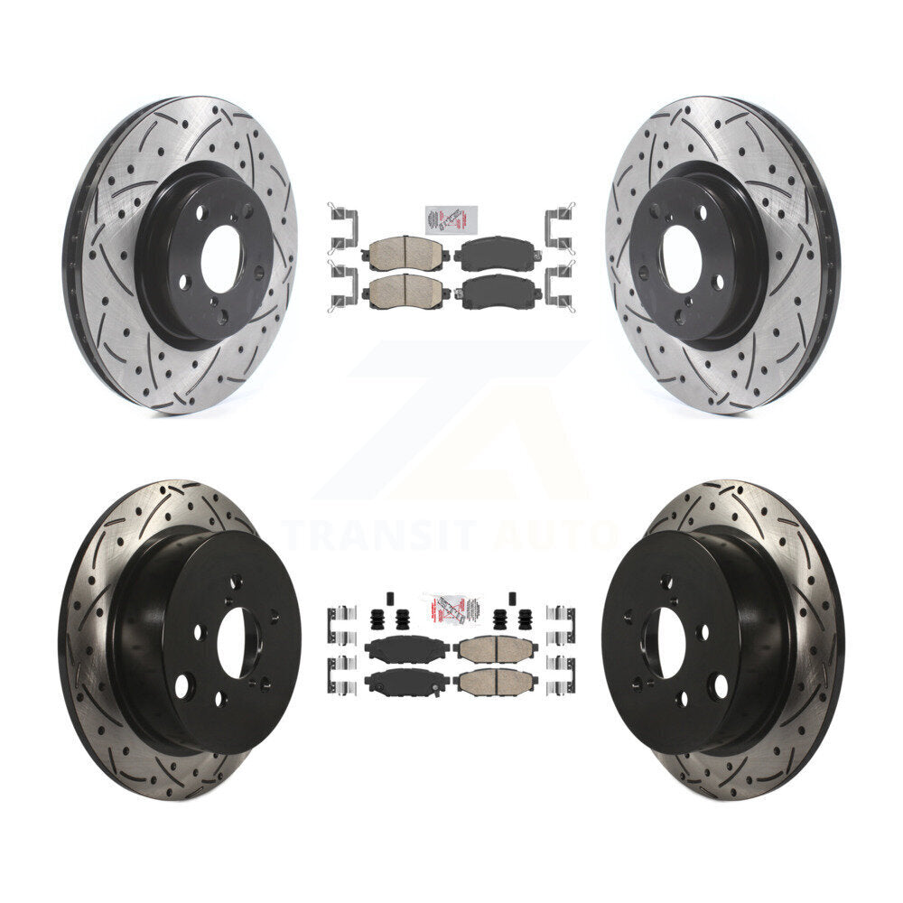 Transit Auto KDA-102451 Disc Brake Kit for 2017-2023 Subaru Impreza - Front and Rear product image