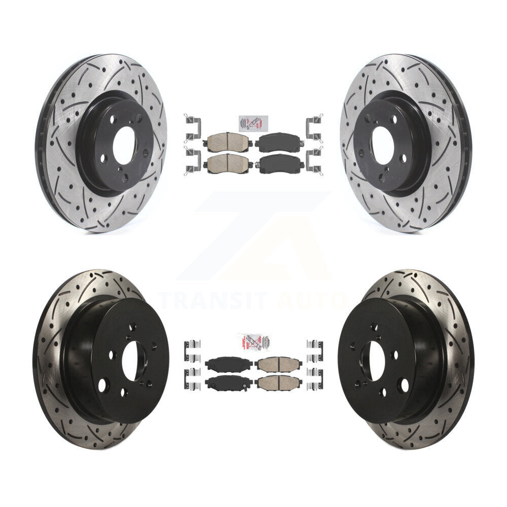 Transit Auto KDA-102452 Disc Brake Kit for 2017-2023 Subaru Impreza - Front and Rear product image