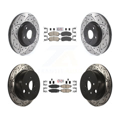 Transit Auto KDA-102453 Disc Brake Kit for 2017-2023 Subaru Impreza - Front and Rear product image
