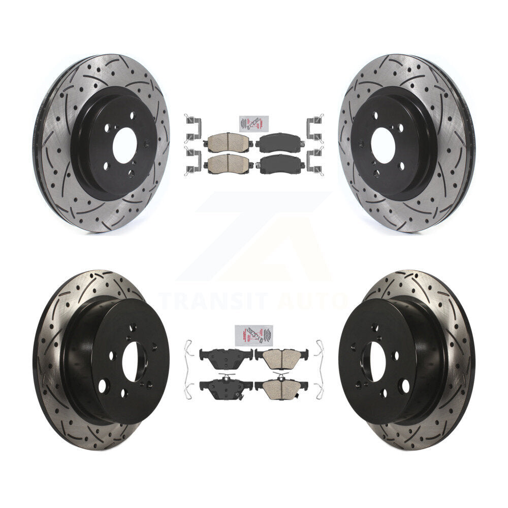 Transit Auto KDA-102455 Disc Brake Kit for 2019-2020 Subaru Crosstrek - Front and Rear product image