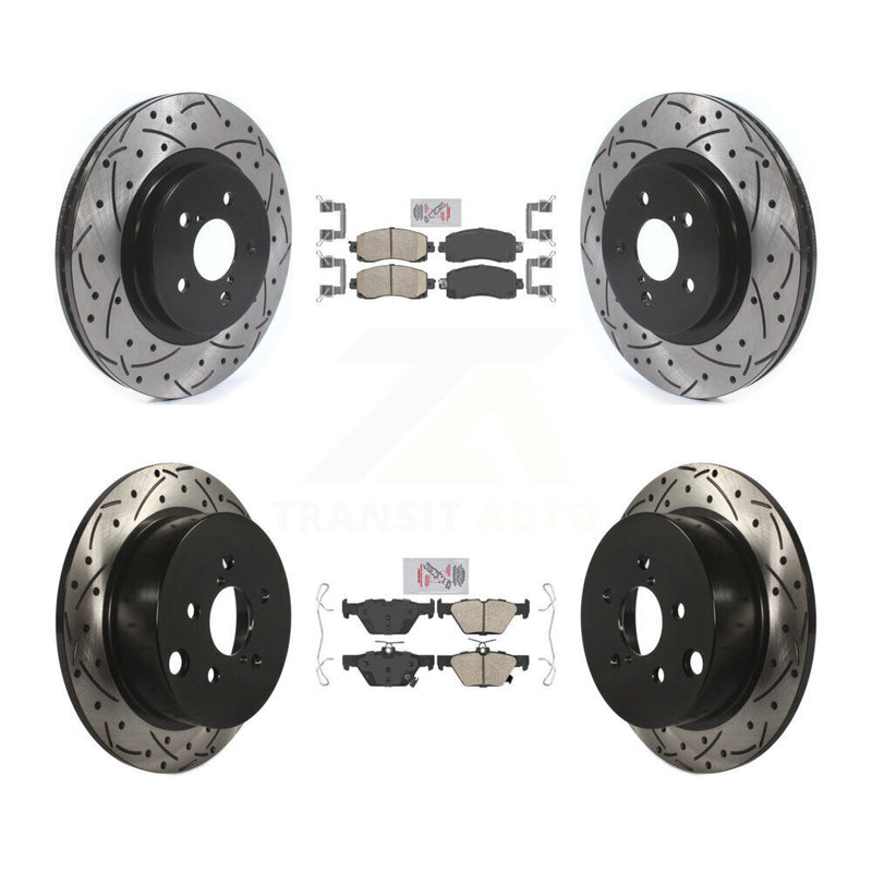 Transit Auto KDA-102455 Disc Brake Kit for 2019-2020 Subaru Crosstrek - Front and Rear product image
