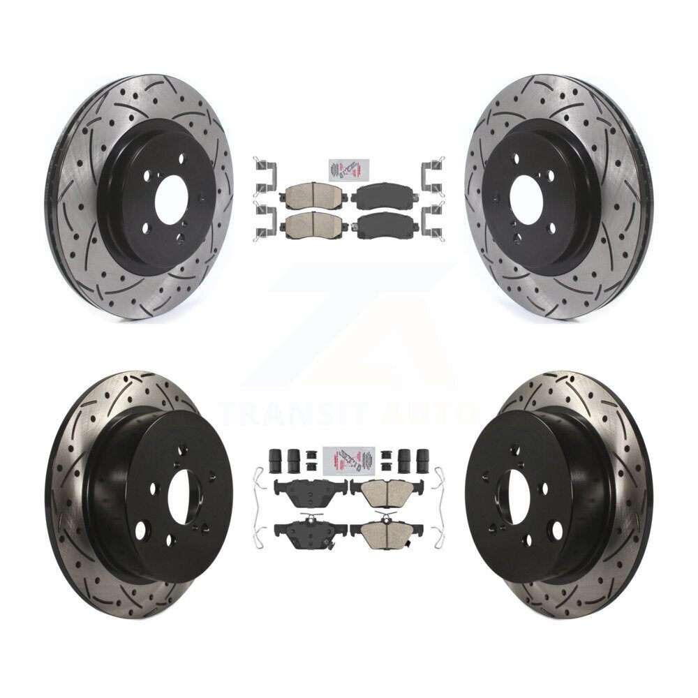 Transit Auto KDA-102456 Disc Brake Kit for 2019-2020 Subaru Crosstrek - Front and Rear product image