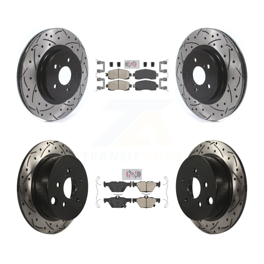 Transit Auto KDA-102457 Disc Brake Kit for 2019-2020 Subaru Crosstrek - Front and Rear product image