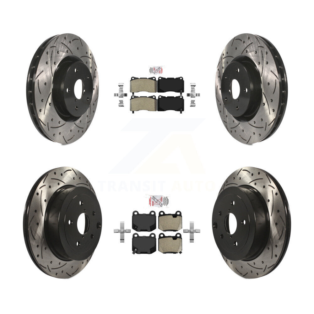 Transit Auto KDA-102459 Disc Brake Kit for 2008-2017 Subaru WRX STI, Subaru Impreza - Front and Rear product image