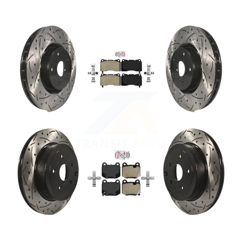 Transit Auto KDA-102459 Disc Brake Kit for 2008-2017 Subaru WRX STI, Subaru Impreza - Front and Rear product image