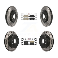 Transit Auto KDA-102463 Disc Brake Kit for 2014-2019 Nissan Rogue - Front and Rear product image