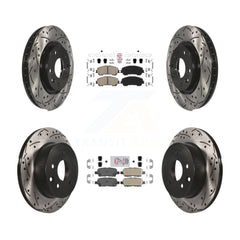 Transit Auto KDA-102467 Disc Brake Kit for 2014-2023 Nissan Rogue, Nissan Rogue Sport, Nissan Qashqai - Front and Rear product image