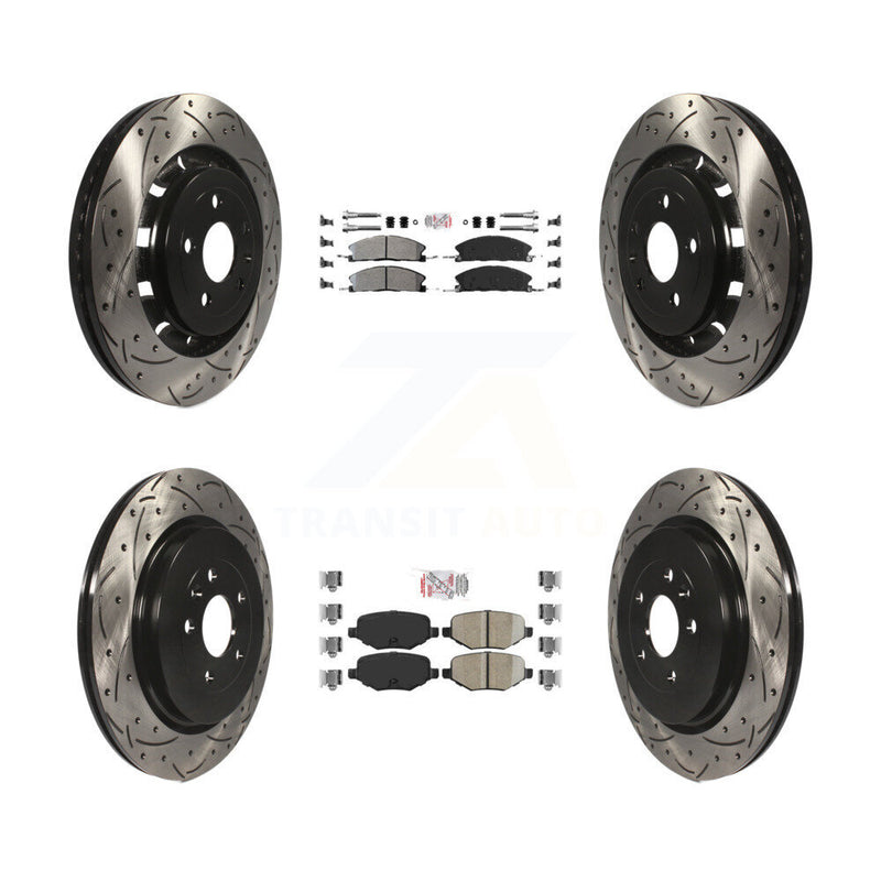 Transit Auto KDA-102498 Disc Brake Kit for 2012-2019 Ford Taurus, Lincoln MKT, Ford Explorer & more - Front and Rear product image