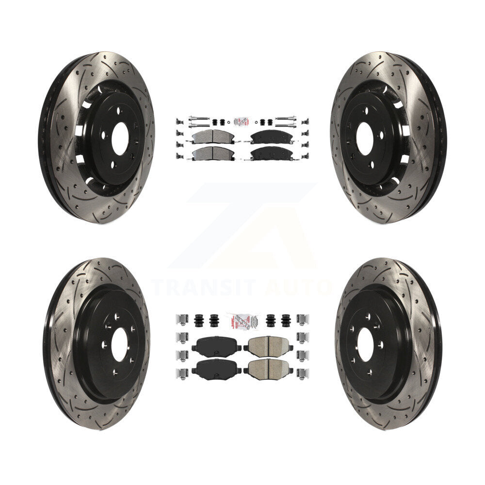 Transit Auto KDA-102499 Disc Brake Kit for 2012-2019 Ford Taurus, Lincoln MKT, Ford Explorer & more - Front and Rear product image