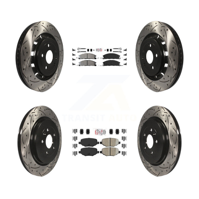 Transit Auto KDA-102499 Disc Brake Kit for 2012-2019 Ford Taurus, Lincoln MKT, Ford Explorer & more - Front and Rear product image