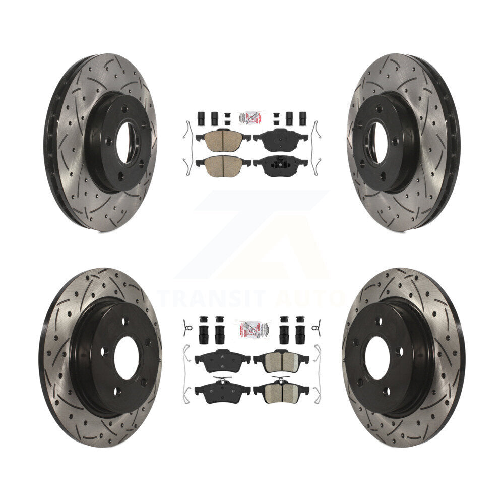 Transit Auto KDA-102502 Disc Brake Kit for 2012-2018 Ford Focus - Front and Rear product image