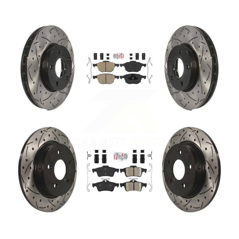 Transit Auto KDA-102502 Disc Brake Kit for 2012-2018 Ford Focus - Front and Rear product image